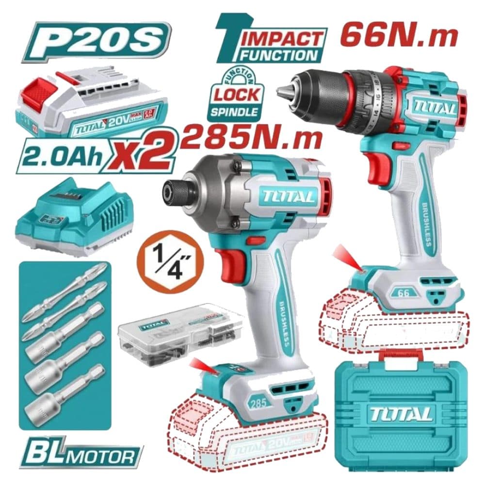 Kit Total Parafusadeira Furade Imp 2AH