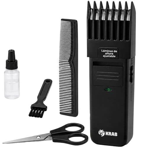 Barbeador Krab Bivolt Preto