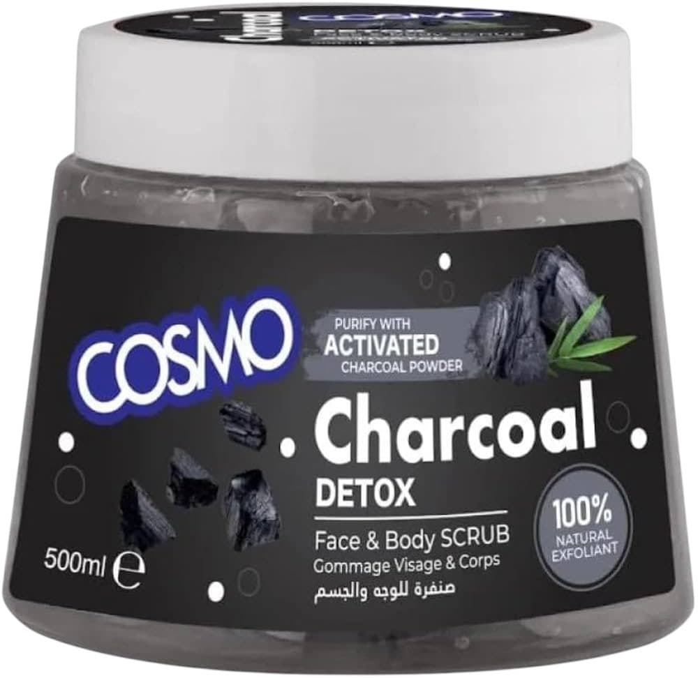 Cosmo Exfoliante Charcoal Detox Body Scrub 500G