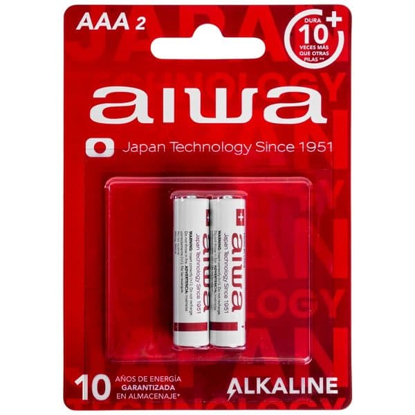 Pilha Aiwa Alkalina Aaa 2P
