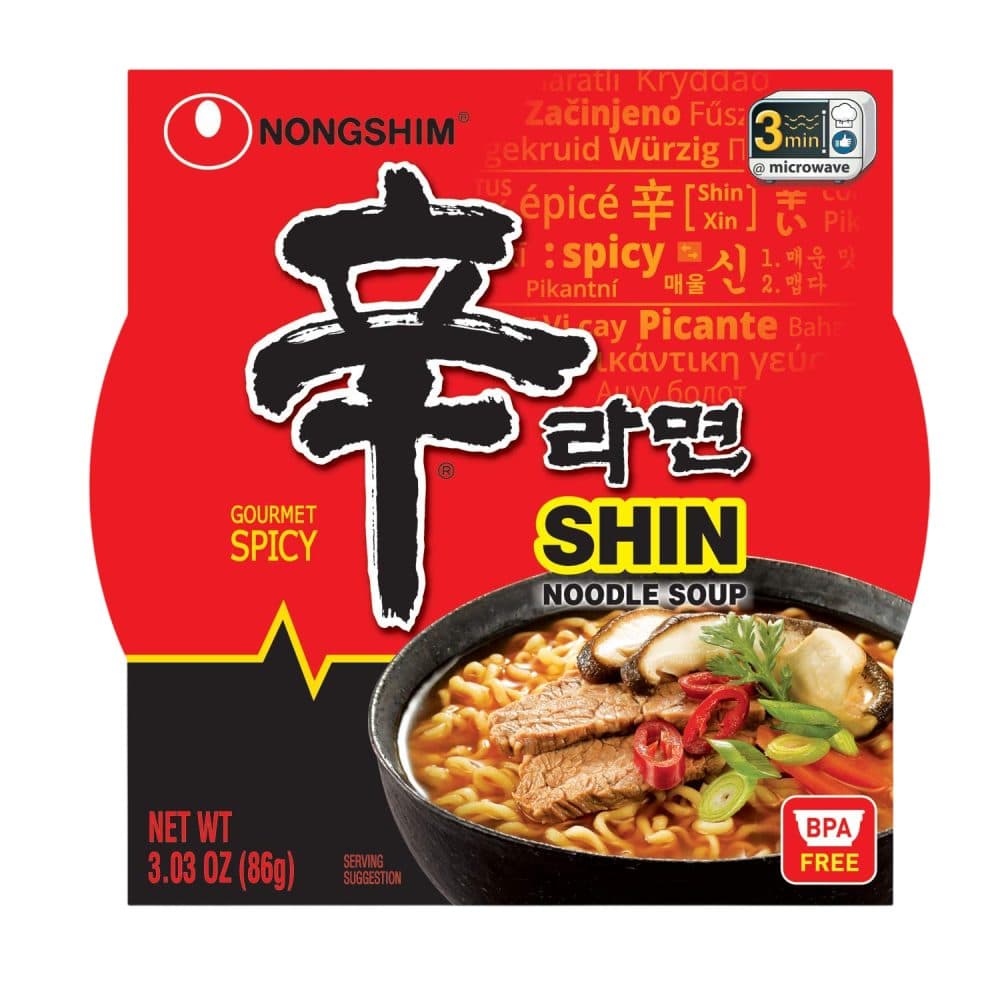 Ramen Nongshim Shin Bowl Nooble Soup Gourmet Spicy 86G