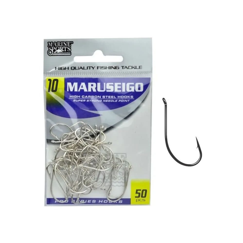 Anzuelo Marine Sports Maruseigo Nickel 10 Super Strong 50 Unidades