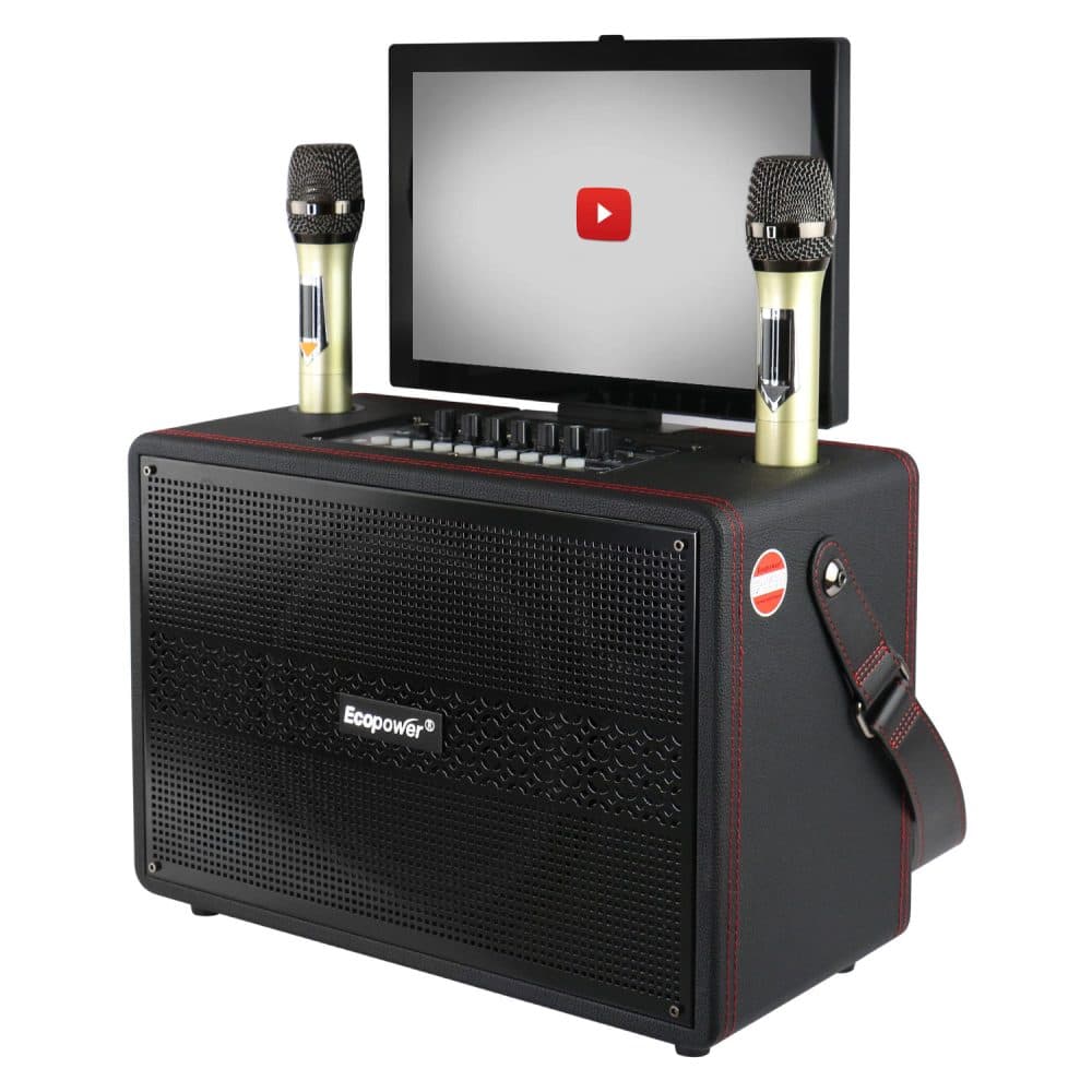 Speaker Ecopower Fm MP3 Karaoke Tela 10