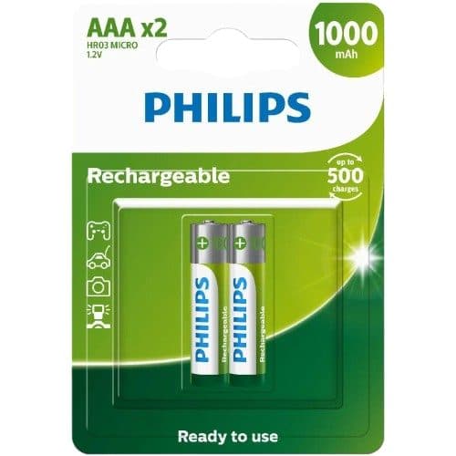 Philips Pilha Recarregavel Aa 4P 1 2V