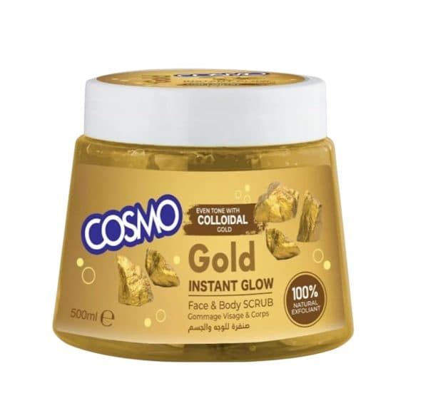 Cosmo Exfoliante Gold Instant Glow Body Scrub 500G