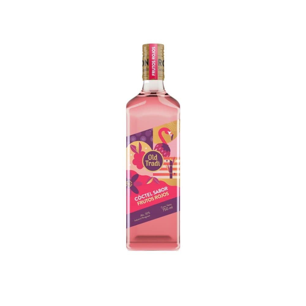 Beb Coctel Old Tradi Frutos Rojos 750ML