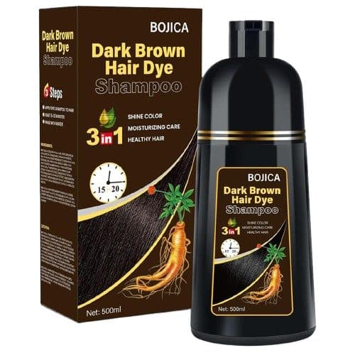 Shampoo Dexe Ginseng Dark Brown Hair Dye 500ML