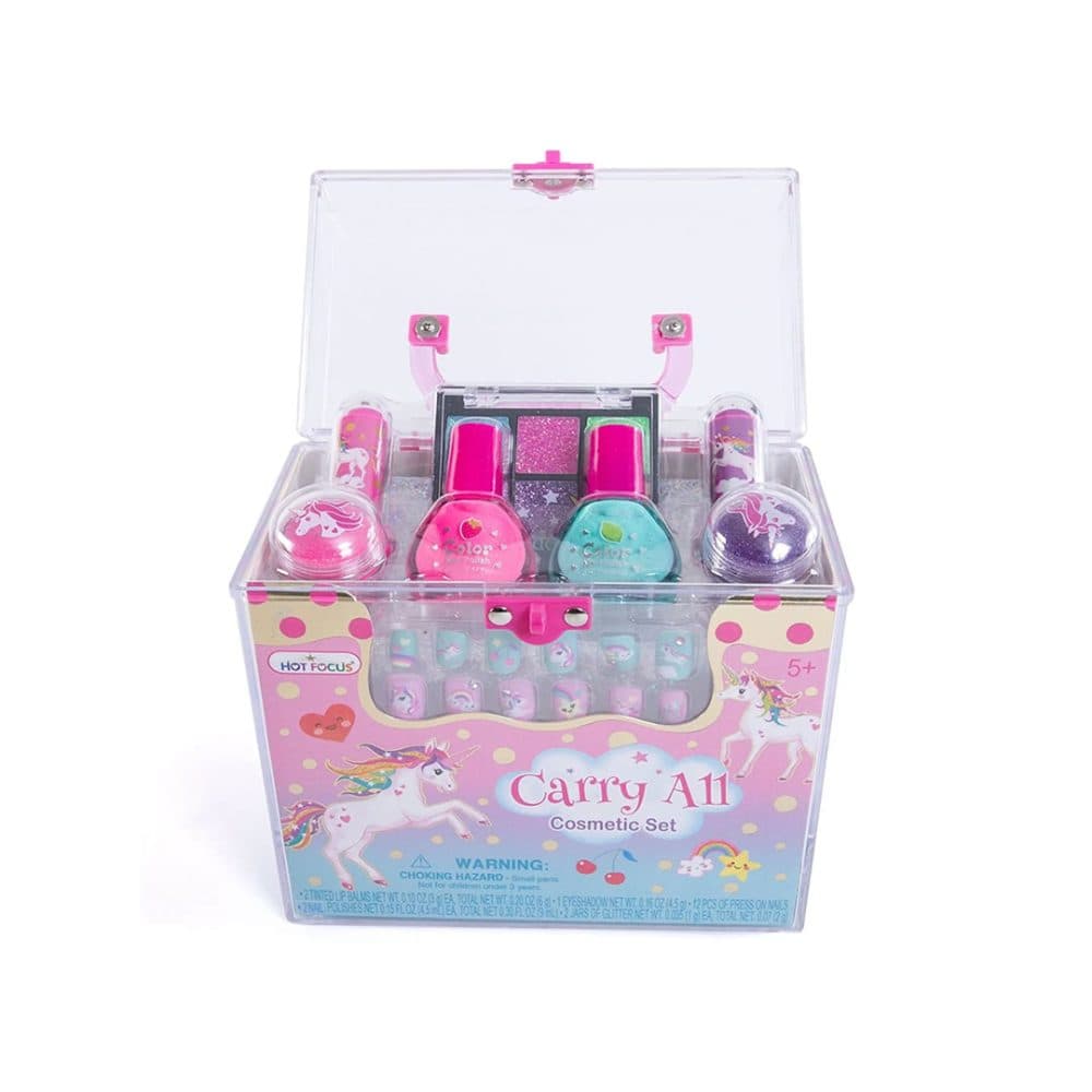 Kit De Cosmeticos Hot Focus Carry All Unicorn Infantil
