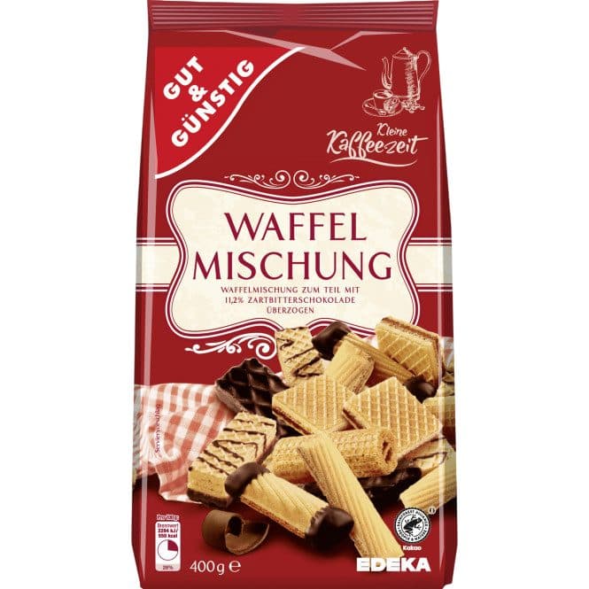 Biscoito Gut Gunstig Wafeel Mischung 400G