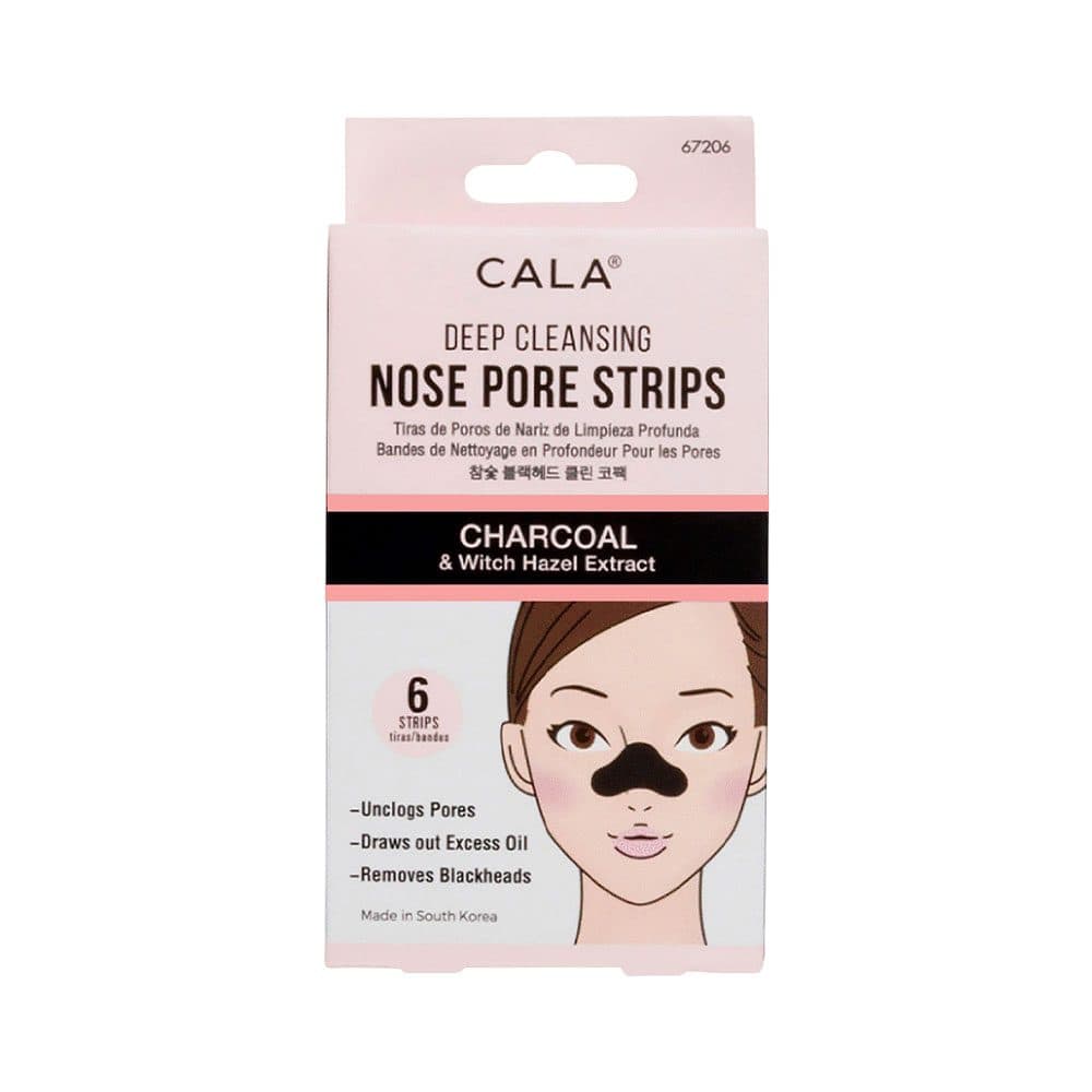 Adesivo Nasal Cala Nose Pore Charcoal 6 Pecas