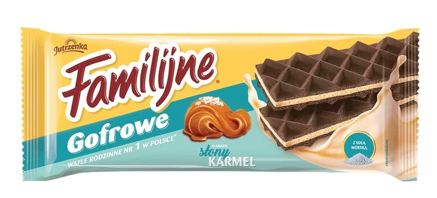 Biscoito Wafer Jutrzenka Familijne Stony Karnel