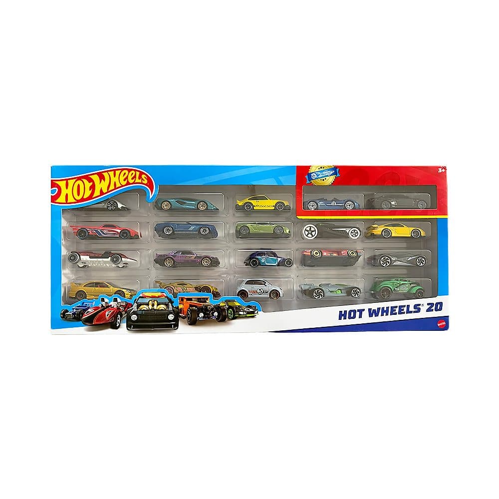 Kit De Carros De Colecao Mattel Hot Wheels 20 20 Unidades