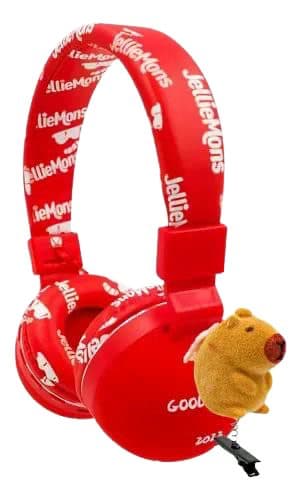 Fone Wireless Headset Capybara Kids RGB BT Mem Mic