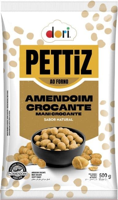 Amendoim Dori Petiz Crocante Natural 500G