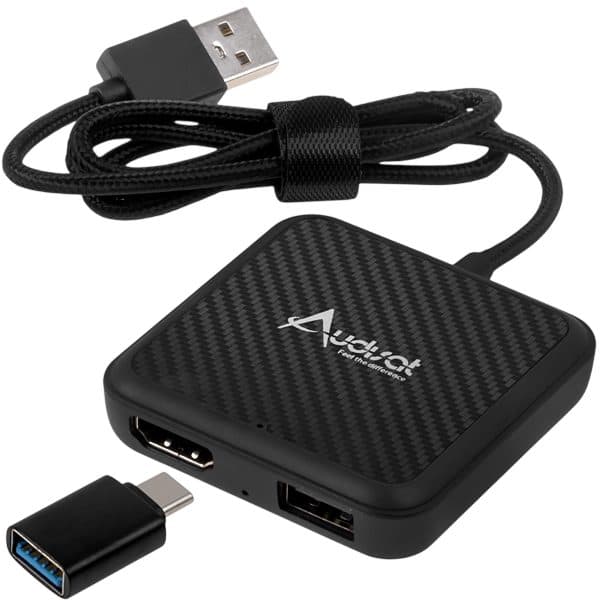 Adaptador Carplay Audisat B4 USB Bluet Andr Ottocast TV Stick