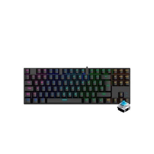 Teclado USB Mec Gamer Satellite Gk 51 RGB Ingles