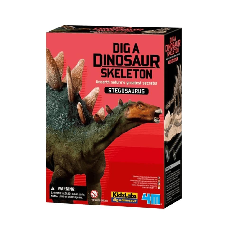 Juguete Kidzlabs Dinosaur Skeleton Stegosaurus 4M