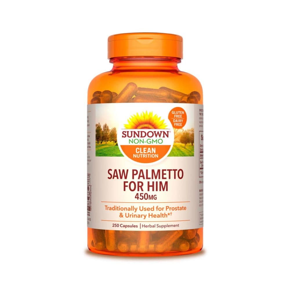 Vitamina Sundown Saw Palmetto For Him 250 Capsulas