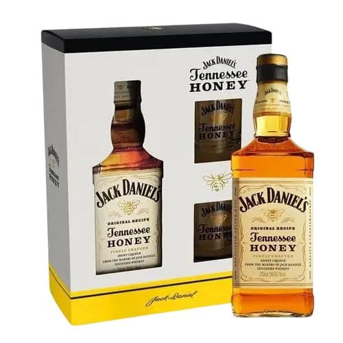 Jack Daniel's Beb Whisky Honey 2 Copo Caxa 750ML