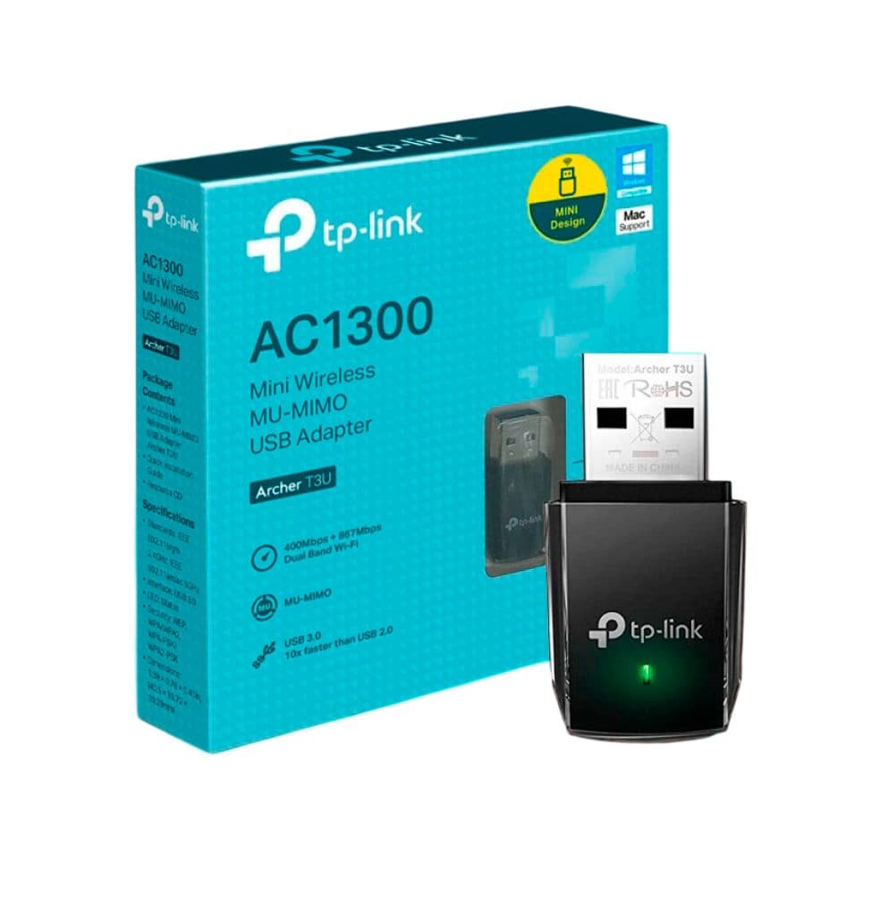 TP-Link Wir USB Archer T3U AC1300 Mini Band Mu Mimo