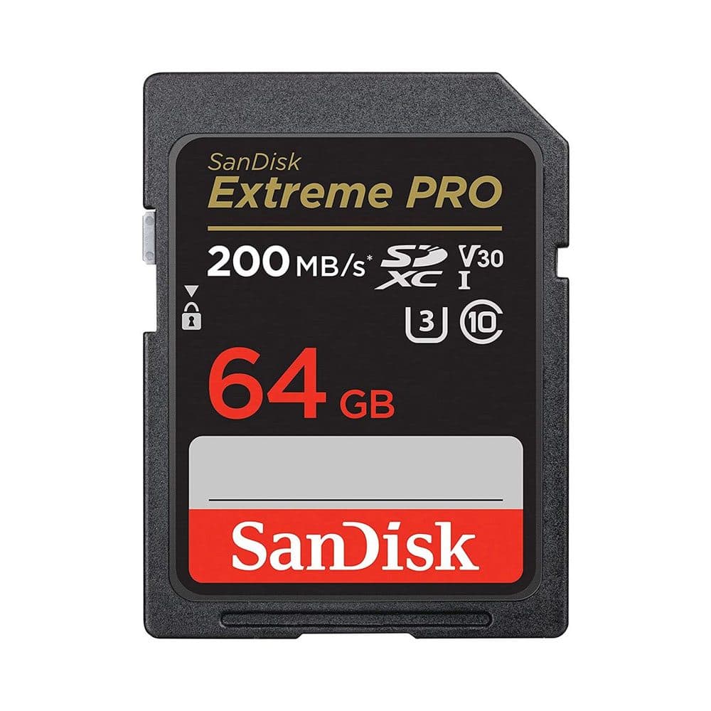 SanDisk Memoria Sd Extreme Pro 200 C10 U3 V30 64GB