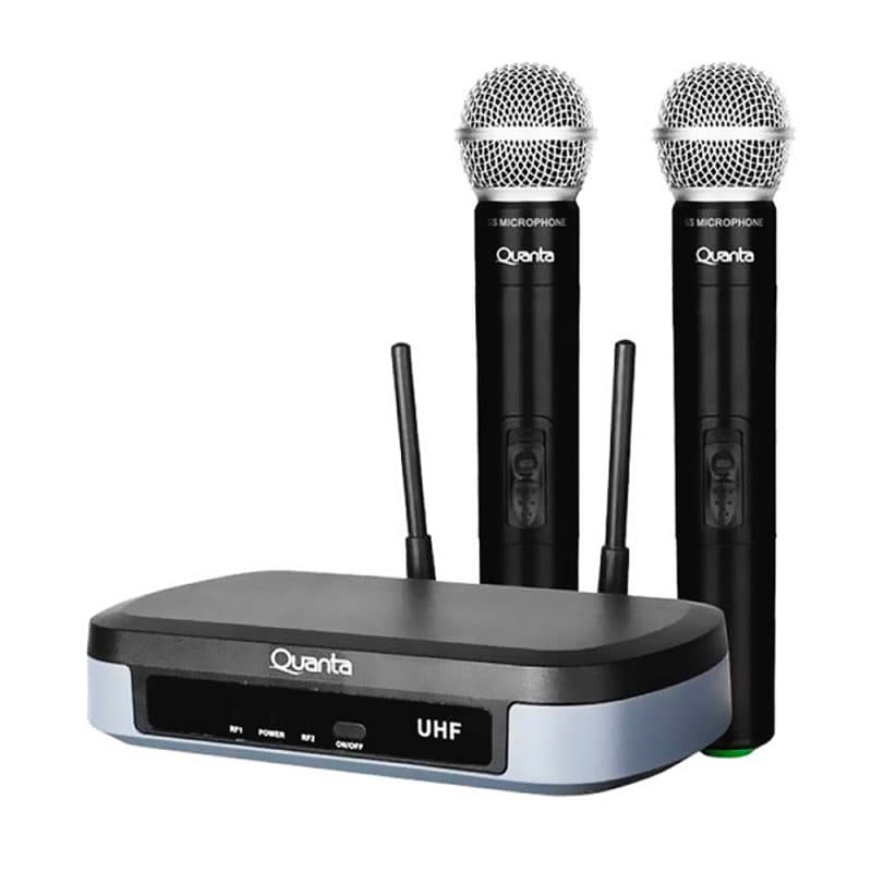 Quanta Microfone Kit Sem Fio 60M Bivolt