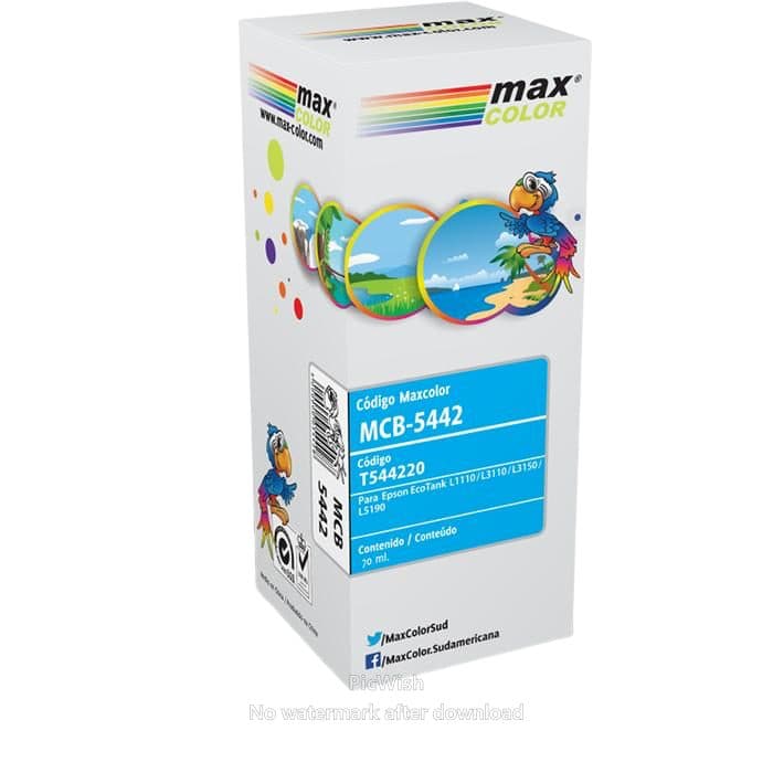 Tinta Maxcolor Epson Cyan 70ML