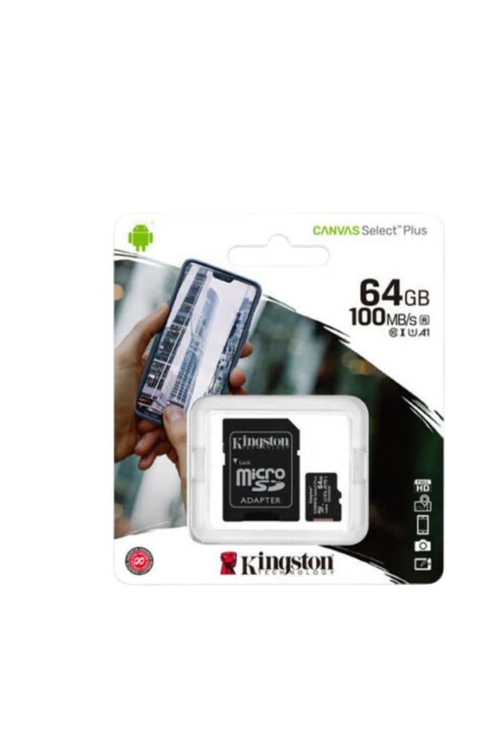 Kingston Mem Sdhc C10 SDCS2 Adaptador 64GB