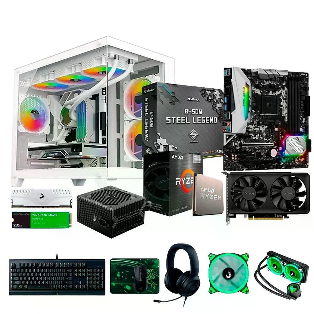 Pc Kit Satellite R5 Asrock B450M Ac 1TB