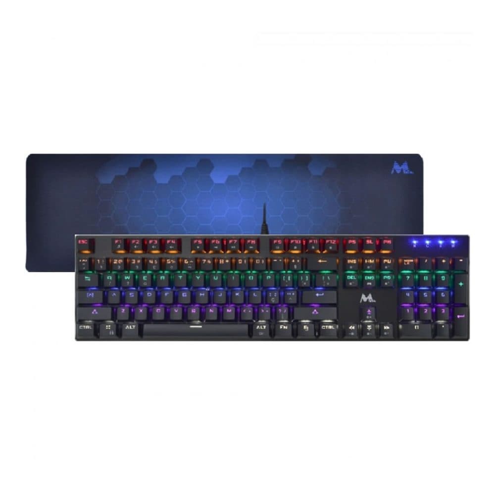 Nintendo Kit Teclado Gaming Mtek Mecanico Switch RGB Keypad