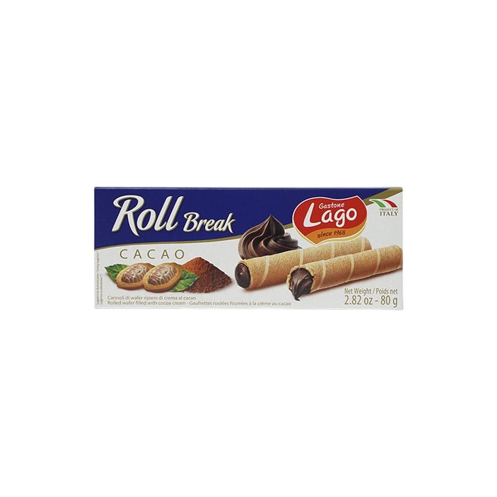 Chocolate Costa Rolls Break Lago Cacao 80G
