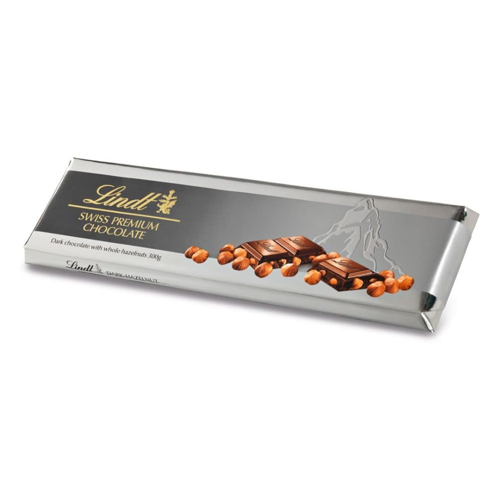 Barra De Chocolate Lindt Dark Hazeln