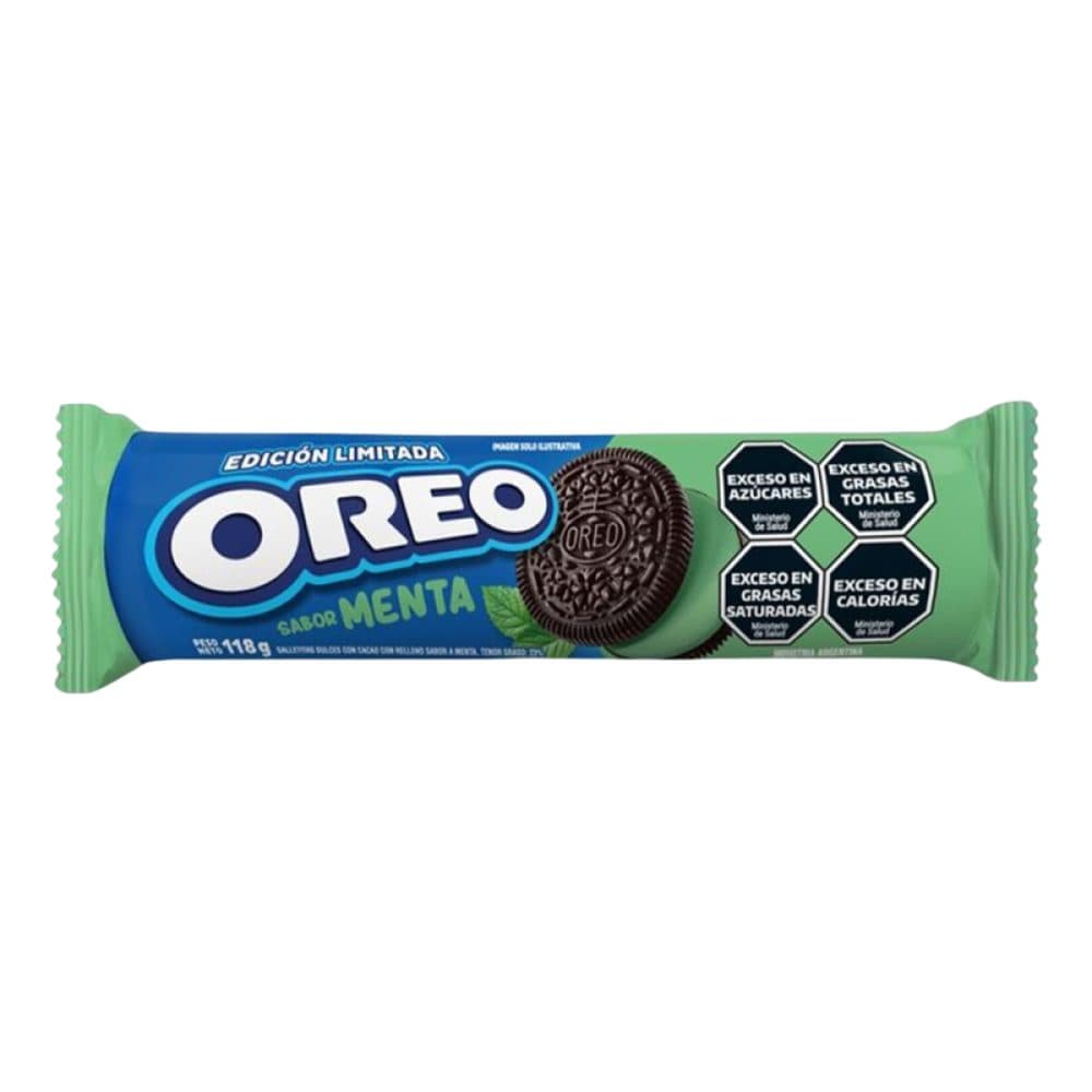 Biscoito Oreo Recheado De Menta 118G