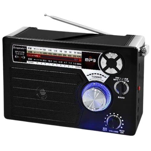 Speaker Ecopower BT USB Sd Fm Aux