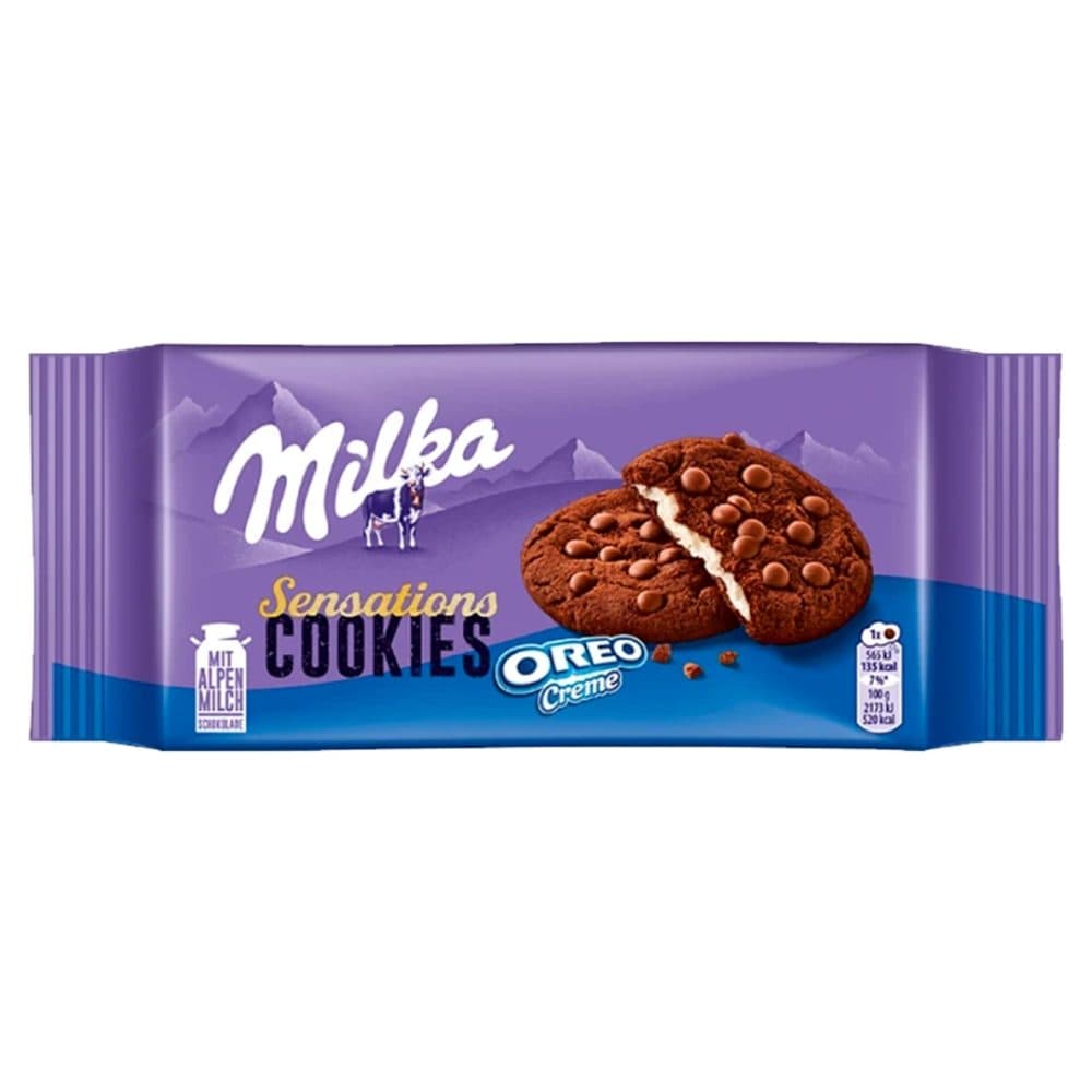 Biscoito Milka Oreo Cookies Sensations 156G