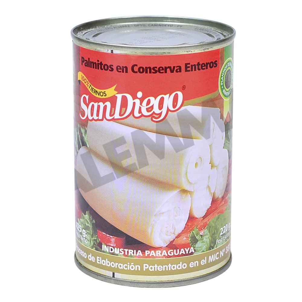 Palmitos San Diego Enteros 425G Lata