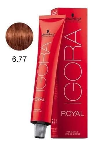 Tinta Cabelo Schwarzkopf Igora Royal 6 77 60G Lo Ao 60ML