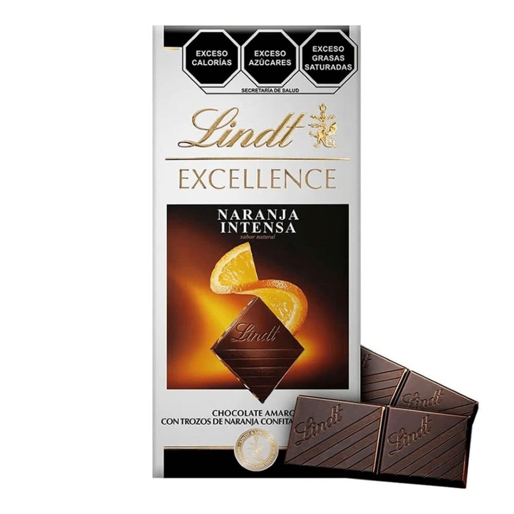 Barra De Chocolate Lindt Excellence Intense