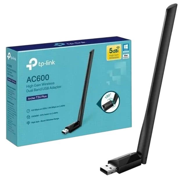 TP-Link Wir USB Archer T2U Plus AC600 Band