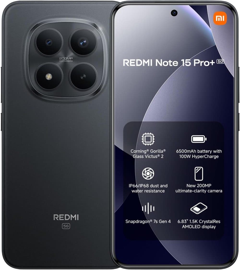 Xiaomi Redmi Note 15 Pro Plus 5G 512GB Black